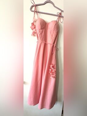 Whimsical Chic Sexy Sun Dress by MainStrip. Linen/Cotten Blend w/Poly Lining,S-L